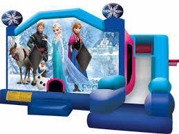 Disney Frozen jump and slide bounce house